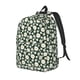 thumbnail image 1 of Easygdp White Daisies and Bee Mochila de Lona Resistente para Laptop, Compatible con Laptops de 15 a 17 pulgadas, Ideal para Escuela, Trabajo y Viajes-Small, 1 of 5