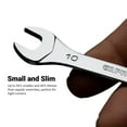 thumbnail image 3 of Capri Tools 11/32 in. x 7/16 in. Slim Mini Open End Wrench, SAE, 3 of 5