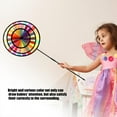 thumbnail image 3 of Molino de Viento de Flores Arco Iris Multicolor de Triple Rueda Molino de Viento Molinillo Molinete Ni?os Juguete Fiesta de jardín Decoración al Aire Libre Unbranded BB01150, 3 of 8