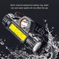 thumbnail image 3 of Linterna frontal LED COB con imán, recargable por USB e impermeable, para exteriores., 3 of 5