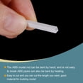 thumbnail image 4 of Unique Bargains 3mmx3mmx250mm White Plastic Model Rod ABS Square Bar for Model Making DIY 10 Pack, 4 of 5