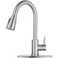 thumbnail image 1 of Grifo de Cocina WOWOW Acero Inoxidable con Rociador Abatible Moderno Comercial Níquel Cepillado Wowow 2310301-AMUS, 1 of 2