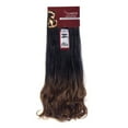 thumbnail image 2 of SAYFUT 24" Long Curly Wavy Full Head Clip in Synthetic Hair Extensions Double Weft 7 Pieces 16 Clips 160g Dark Brown to Giner Brwon, 2 of 2