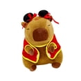thumbnail image 1 of Capybara Adorno de juguete de juguete anime Fuzzy Toy peluchado Capybara Toy Animal para niñas para niñas Cumpleaños de cumpleaños para 28 cm, 1 of 9