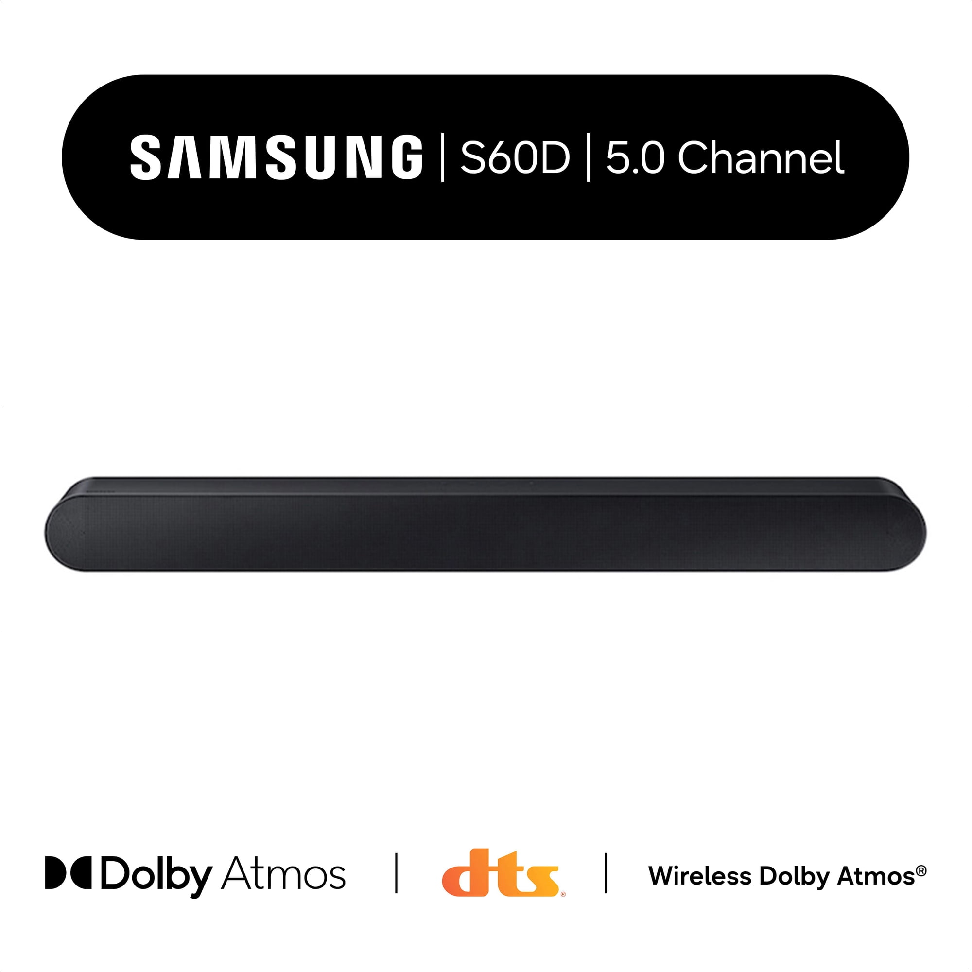 Samsung S-series All in one 5.0ch.Wireless Dolby ATMOS Soundbar w / Q Symphony / HW S60D 2026