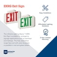 thumbnail image 3 of Lithonia Lighting EXRG M6 Contractor Select Integrated LED White Exit Sign Color/Finish Family, 3 of 11