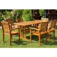 thumbnail image 1 of International Caravan Badalona 7 Piece Wood Patio Dining Set, 1 of 1