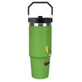 thumbnail image 3 of Looney Tunes Marvin The Martian 30 OzTumbler with Handle And Straw, Stainless Steel Double Wall Vacuum Insulated Coffee Cup Travel Mug for Gym, Outdoors, Commute, Work, 3 of 8