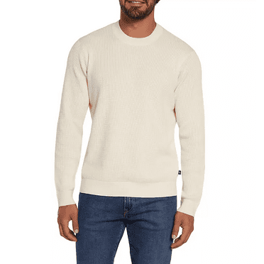 Gap Men's Textured Sweater (Bone White, Medium)