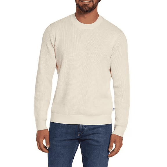 Gap Men's Textured Sweater (Bone White, Large)