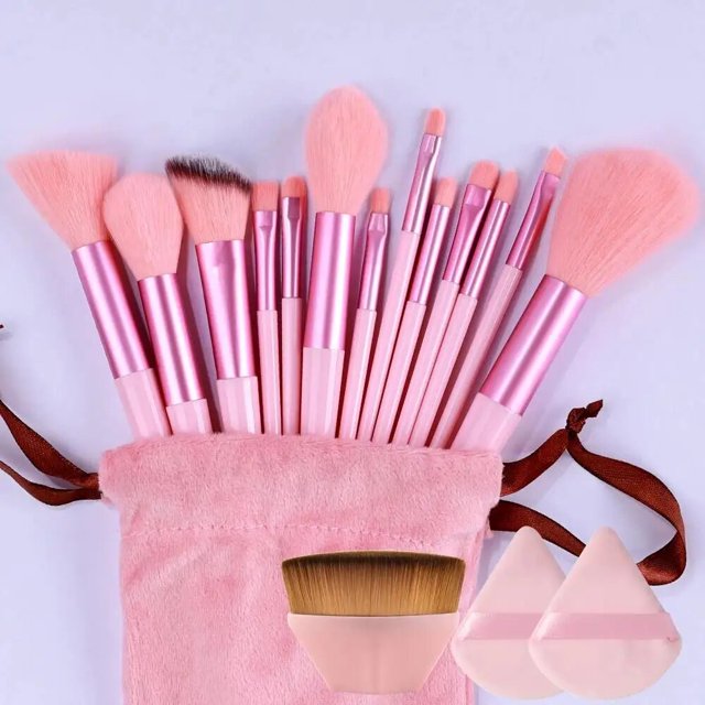 Juego de brochas de maquillaje profesional, brocha suave y esponjosa, base cosmética en polvo, sombra de ojos, Kabuki, mezcla, herramienta de belleza