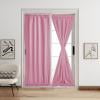 Gnmfd High Precision French Door Window Curtains Rod Pocket Polyester Drapes for Sliding Windows and Doors Bedroom Living Room Furniture Clearance Furniture Sale Patio Furniture Set Decor