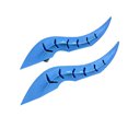 thumbnail image 2 of Car Roof Devil Horns Decoration Carbon Fiber Style Exterior Car Roof Sticker With Airflow Guide, 2 of 6