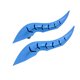 thumbnail image 2 of Car Roof Devil Horns Decoration Carbon Fiber Style Exterior Car Roof Sticker With Airflow Guide, 2 of 6