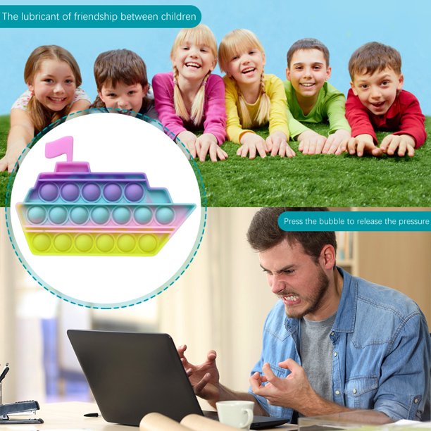 Crucero Push Bubble Sensory Toy Adulto Niños Autismo Necesita Stress Reliever Likrtyny juguetes de los niños