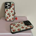 thumbnail image 2 of Cute Strawberry Matte Phone Case with Charm for iPhone 14 Pro Max,Trendy Stylish Red Polka Dots Fruit Print Glossy Protective Girls Women Gift Cover+Chain(i14promax 6.7"), 2 of 9