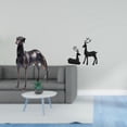 thumbnail image 2 of Estatua de perro de resina,Estatua de perro de resina con forma de animal,Escultura coleccionable para escritorio,decoración del hogar,Estatua de reno,Estatua de reno negro,decoración del, 2 of 8