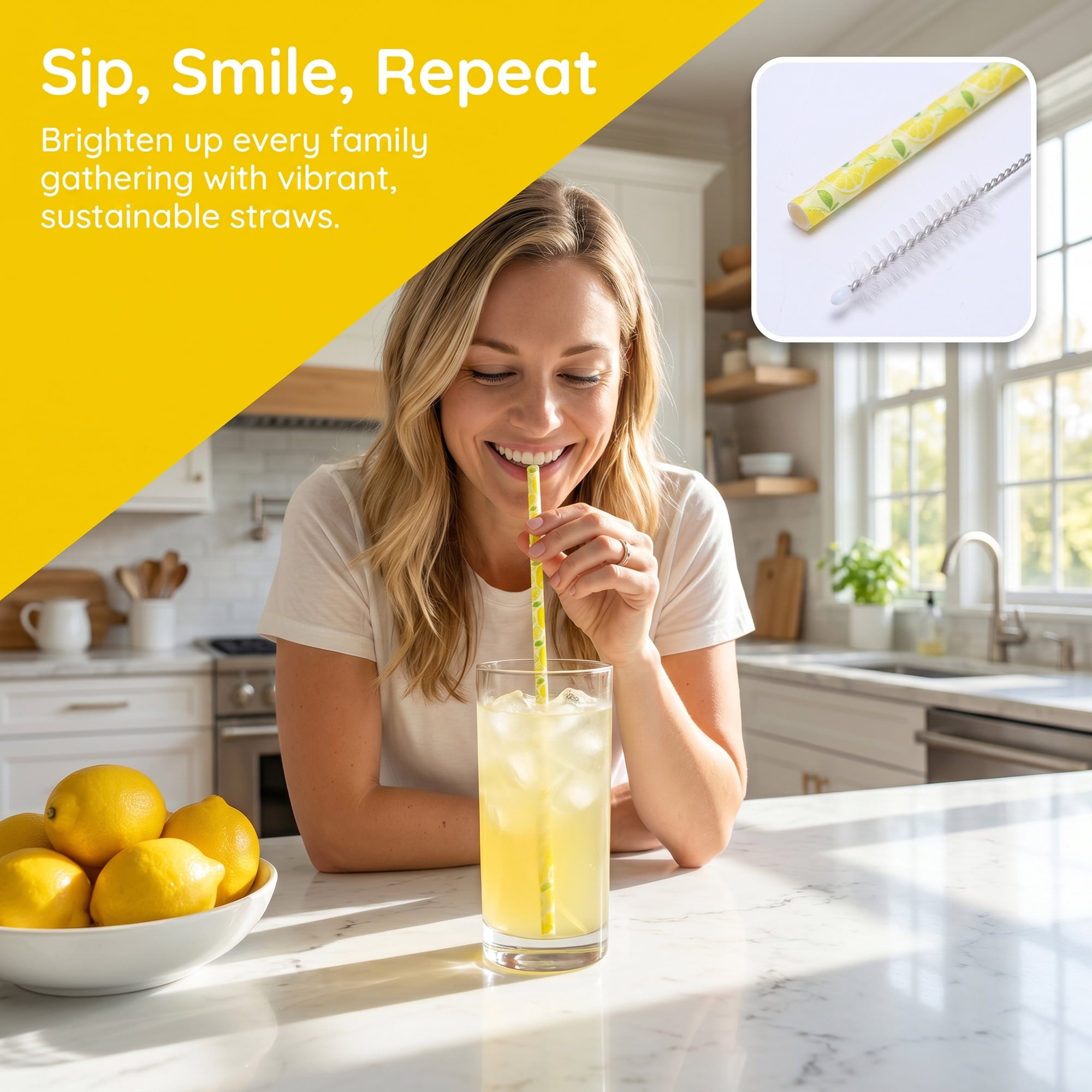 Unique Bargains 12Pcs Reusable Plastic Pattern Dishwasher Safe Straws Color A