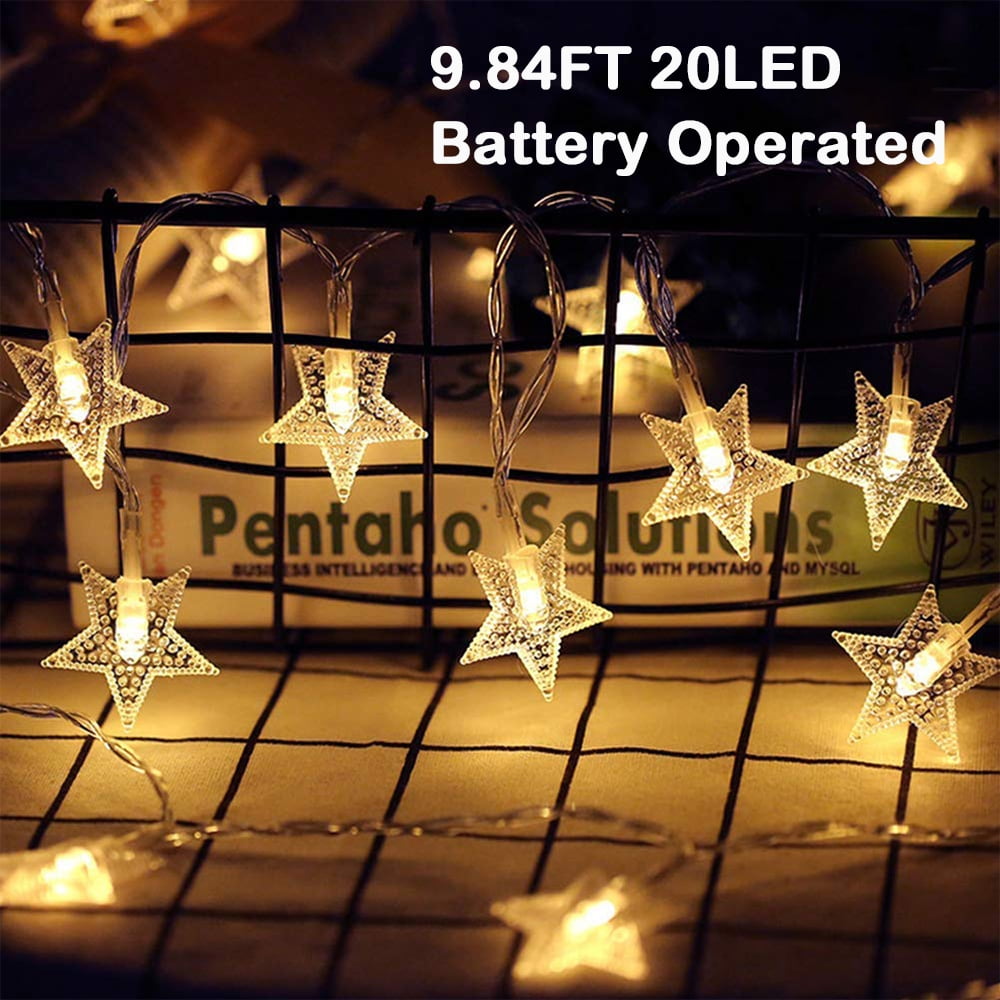 100/200 LED Starry Fairy String Lights Indoor Outdoor New Years Decoration 2020 