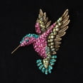thumbnail image 2 of Broche de Colibrí Yuyangstore con Imitación de Cristal, 2 of 7