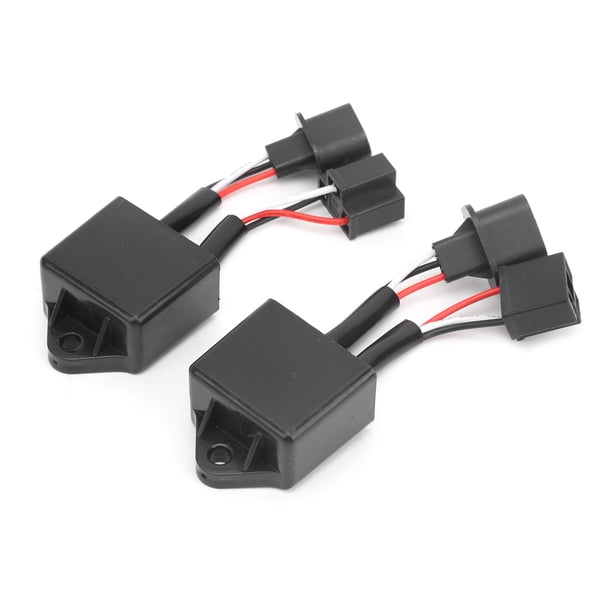 Faros errores 2 uds decodificador de luz LED HID filtro H13 a H4 adaptador 10000H vida útil apto para Mercedes Benz,Decodificador de faros Filtro HID Faros libres de errores Cancelador de errores de f Higoodz Accesorio de coche