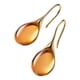 thumbnail image 1 of Pendientes colgantes de gancho de piedra natural con forma de lágrima para mujer, elegantes y sencillos, para boda. Ámbar, 1 of 9