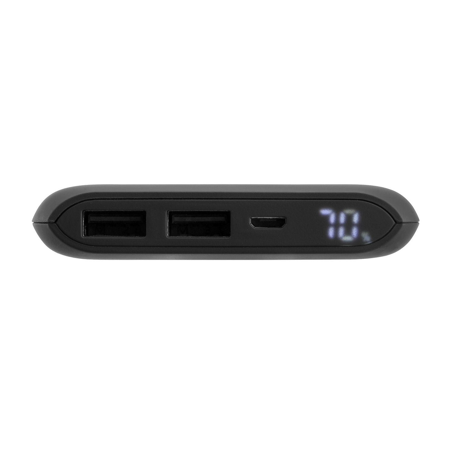 blackweb 10000 mAh Dual Output Slim Power Bank (Black)