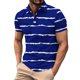 thumbnail image 1 of Los Hombres de Manga Corta Botón Arriba de la Camisa de la Impresión Del Suéter de la Camisa de Cuello de Vuelta, Poliéster, 1 of 4