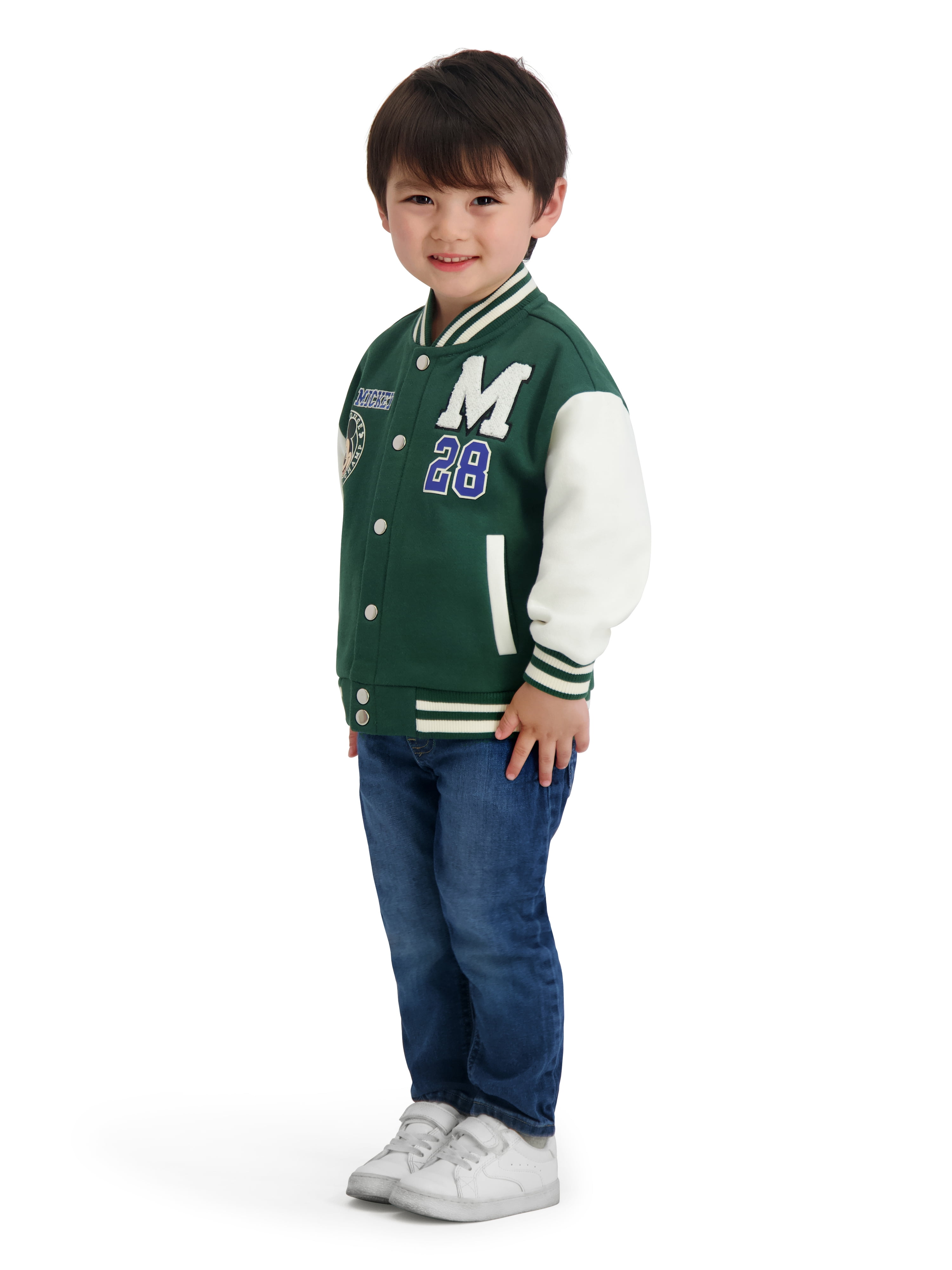 Mickey & Friends Toddler Boy Bomber Jacket, Sizes 12M-5T