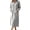 Gray, variant on StSilkitty Robes for Women Zip up Long Sleeve Stand Collar Bathrobe with Pockets Lightweight Comfy Loungewear Clothes