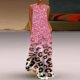 thumbnail image 4 of Falda larga Vestido de tirantes con cuello en V estampado de verano Longuette estampado Pompotops  qwe14156, 4 of 4
