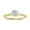 Yellow Gold, variant on 0.50 Carat Solitaire Round Lab Grown White Diamond Textured Shank Engagement Ring for Women in 14K Solid Rose Gold, Size 7