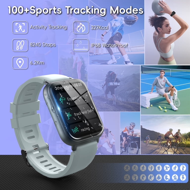 WeurGhy Smart Watch with Bluetooth Calling & 100+ Sports photo 4