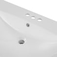 thumbnail image 6 of 36" Single Bathroom Vanity Top with White Basin, 3-Faucet Holes, Ceramic, White, 6 of 8