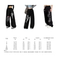 thumbnail image 2 of Gothic Graphic Print Joggers for Men Women, Dark Y2K Streetwear Pants, Loose Fit Elastic Waist Casual Sweatpants, 2 of 2