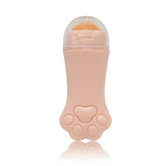 Seitruly Rodillo absorbente de aceite facial para el cuidado de la piel, maquillaje para poros, masaje de espinillas, piedra rodante, removedor de Maquillaje Facial Rosado Seitruly CE012149-02B