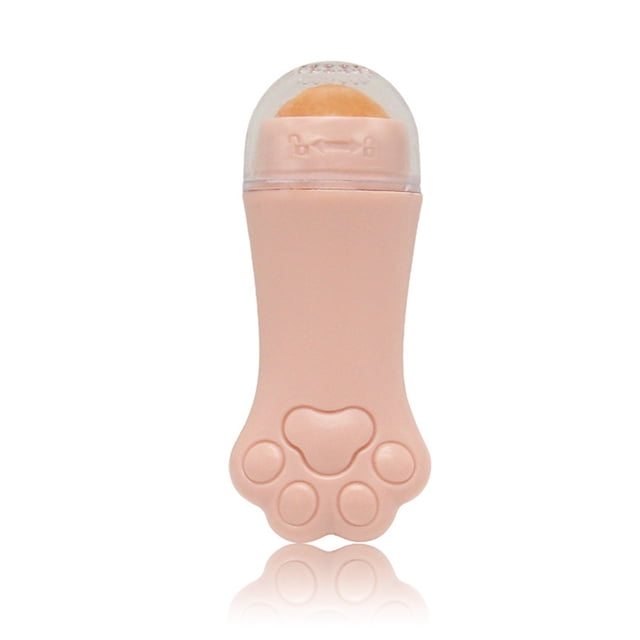 Qarigey Rodillo absorbente de aceite facial, limpieza Facial, masaje de belleza, piedra rodante, reutilizable, portátil, absorción de Control de Maquillaje Facial Rosado Qarigey CE012149-02B
