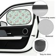 thumbnail image 6 of Yuyamidu Otter Car Window Shades for Baby Universal Side Car Window Shades Lightweight Car Window Covers 2 PCS Window Shade Sun Protection, Green, 6 of 7