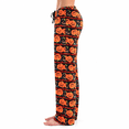 thumbnail image 3 of Just Love Women's Plush Pajama Pants - Cozy Lounge Sleepwear (Black - Halloween Pumpkin, X-Small), 3 of 8