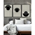 thumbnail image 7 of SHENIFY Black Boho Wall Art 16x24in3pcs Black Framed Geometric Decor Bedroom Prints Ready To Hang for Bedroom, 7 of 7
