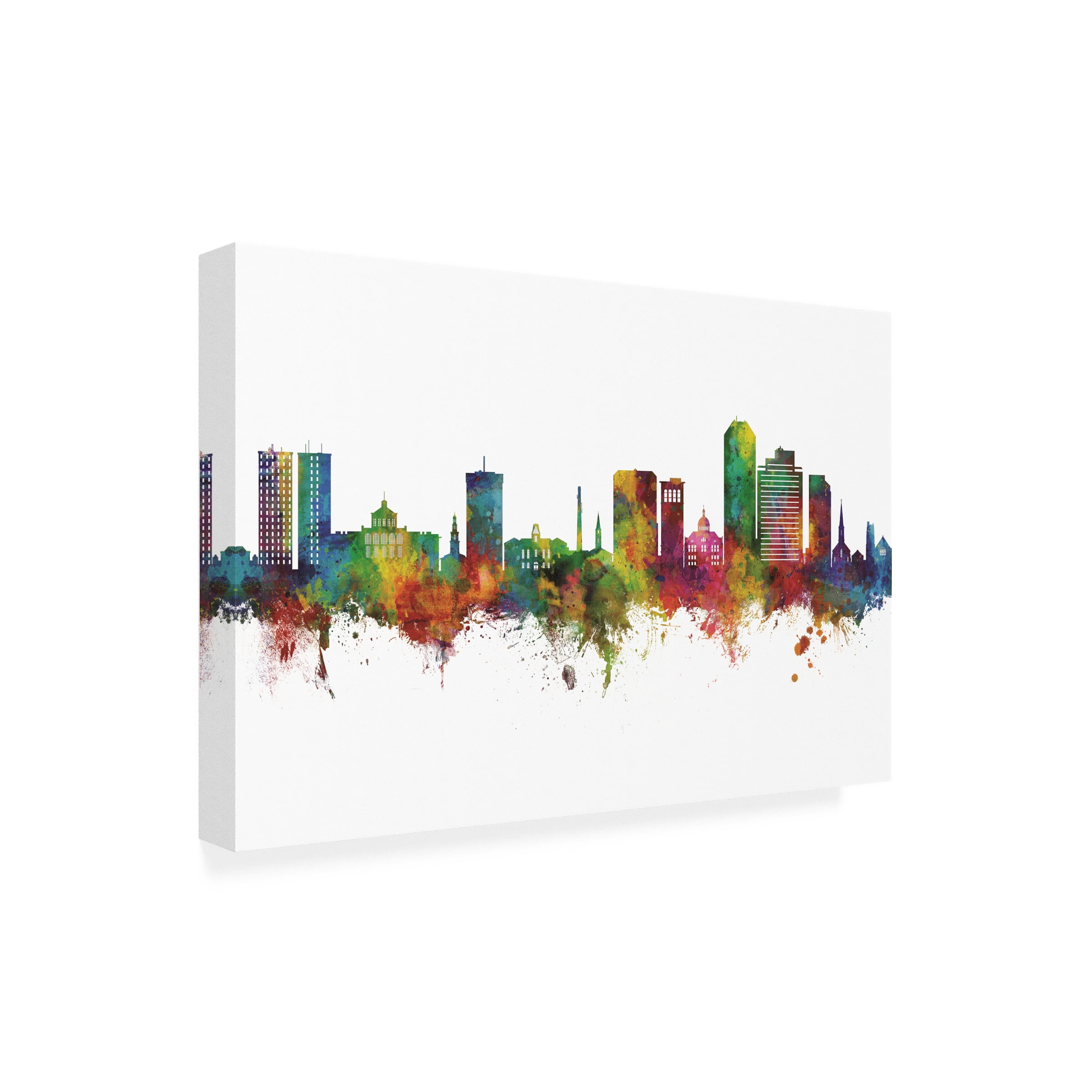 Michael Tompsett 'Lexington Kentucky Skyline' Canvas Art