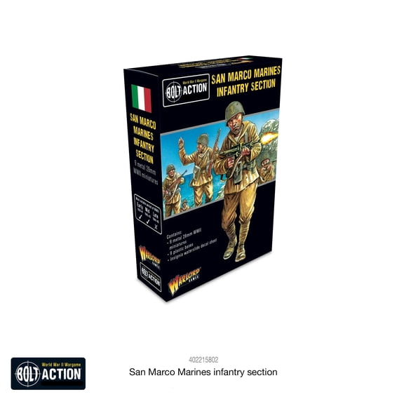 Warlord Games San Marco Marines Infantry Section New