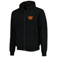 thumbnail image 2 of Men's Dunbrooke Black Washington Commanders Craftsman Thermal-Lined Full-Zip Hoodie, 2 of 4