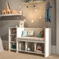 thumbnail image 1 of Ameriwood Home Tyler Storage Bench and Coat Rack, White, 1 of 8