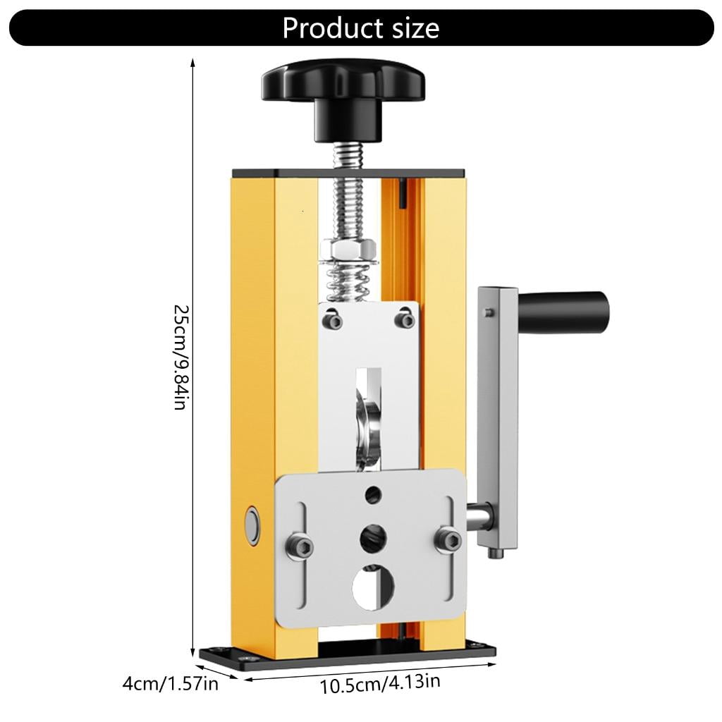 Manual Wire Stripping Machine 1-21mm Scrapping Wire Peeler Machine,Drill Powered Hand Crank Wire Strippers