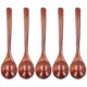 thumbnail image 3 of Cuchara de arroz, 5 piezas Cuchara de sopa de madera Cuchara de madera Vajilla para el hogar Tecnología innovadora, 3 of 8