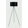 thumbnail image 2 of Crown Mark Chrome Floor Lamp Black Shade, 2 of 2