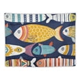 thumbnail image 5 of Patifu Fish Tapestry Wall Hanging Unique Style Graphic Tapestries Home Wall Decor Art for Living Room Bedroom Apartment Farmhouse Dorm 50x40inch, 5 of 6
