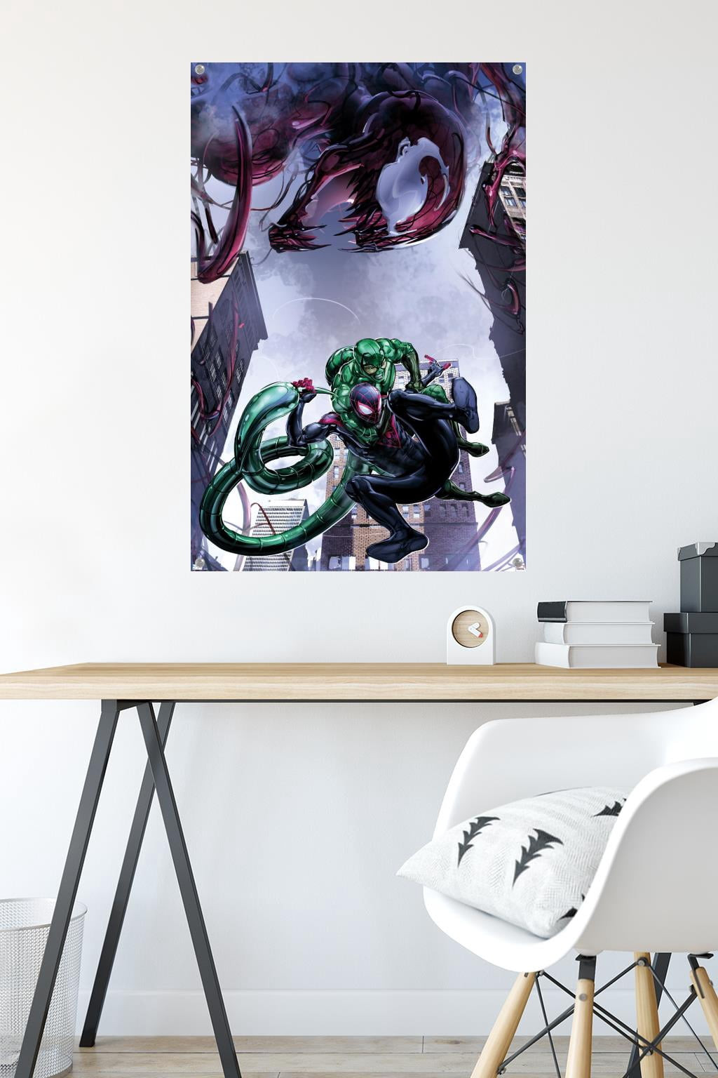 Marvel Comics - Spider-Man, Carnage, Scorpion - Absolute Carnage Miles Morales #1 Wall Poster with Pushpins, 22.375" x 34"