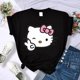 thumbnail image 1 of Camiseta de Manga Y2k de Anime japonés Hello Kitty para mujer, novedad de 2024, 1 of 5